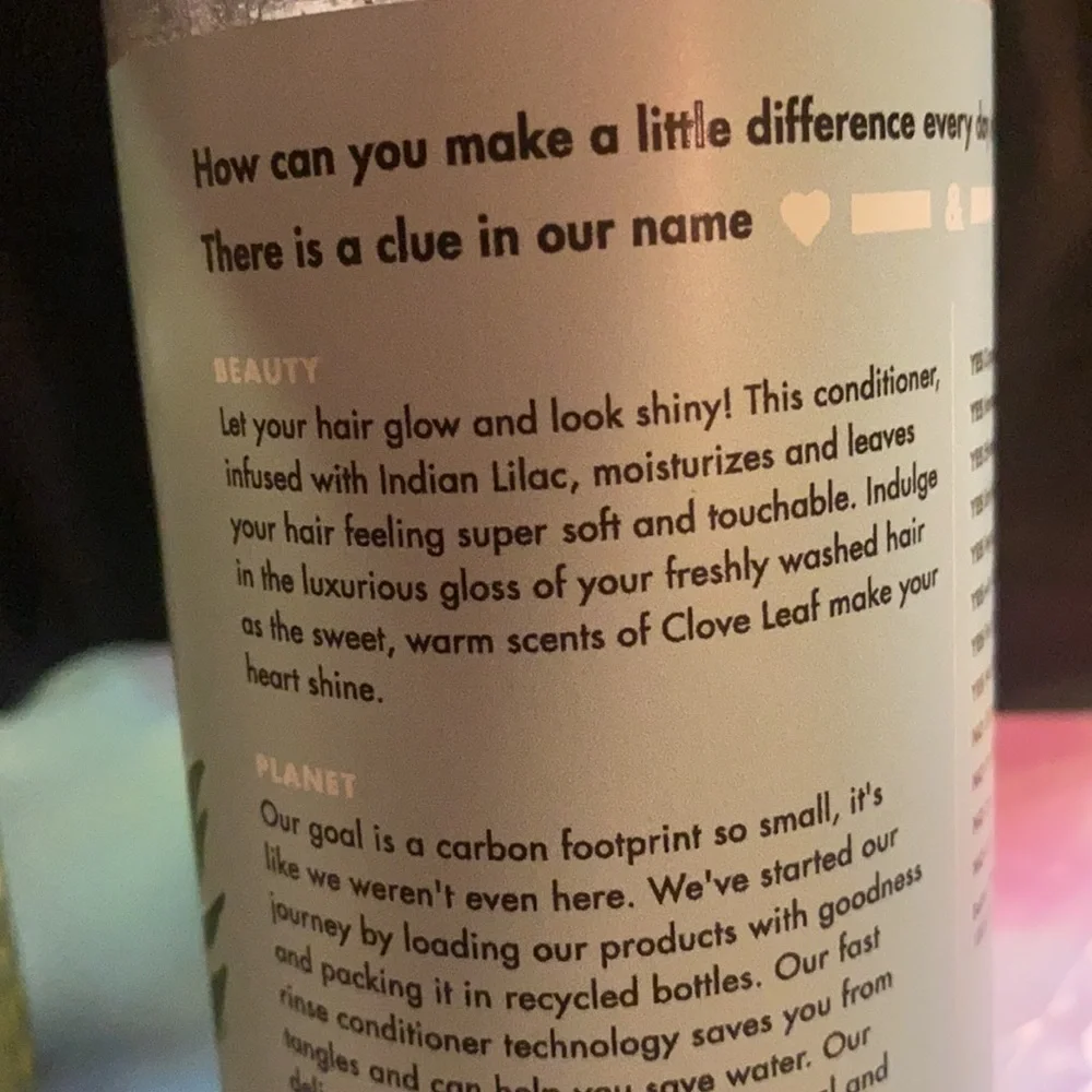 Updated: Love Beauty & Planet Shampoo & Conditioner Bundle Vegan Unisex